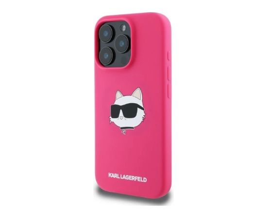 Karl Lagerfeld KLHMP16XSCHPPLF Aizmugurējais Apvalks Priekš Apple iPhone 16 Pro Max