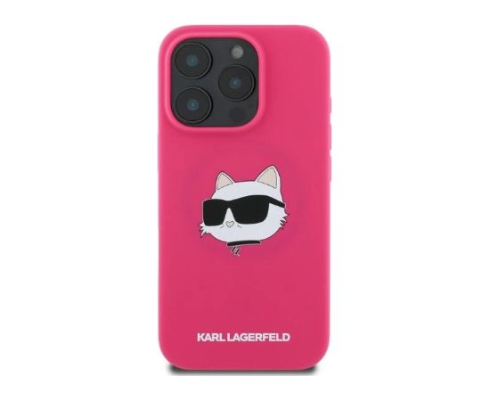 Karl Lagerfeld KLHMP16XSCHPPLF Aizmugurējais Apvalks Priekš Apple iPhone 16 Pro Max