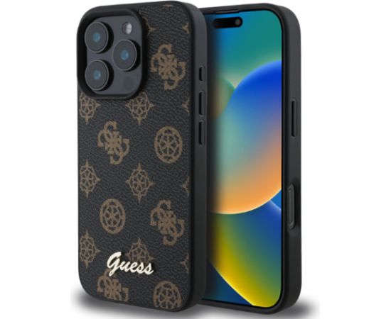 Guess GUHMP16XPGPYSK Aizmugurējais Apvalks Priekš Apple iPhone 16 Pro Max