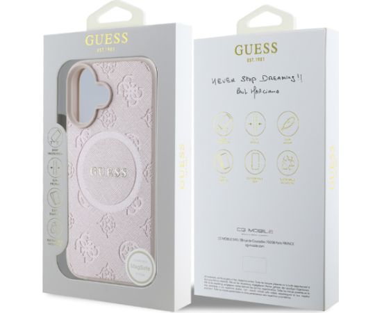 Guess GUHMP16MPSAPSMEP Чехол для Apple iPhone 16 Plus