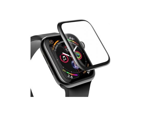 Baseus Apple  Baseus 0.23mm curved-screen tempered glass 38mm for Apple Watch Black (SGAPWA4-C01)