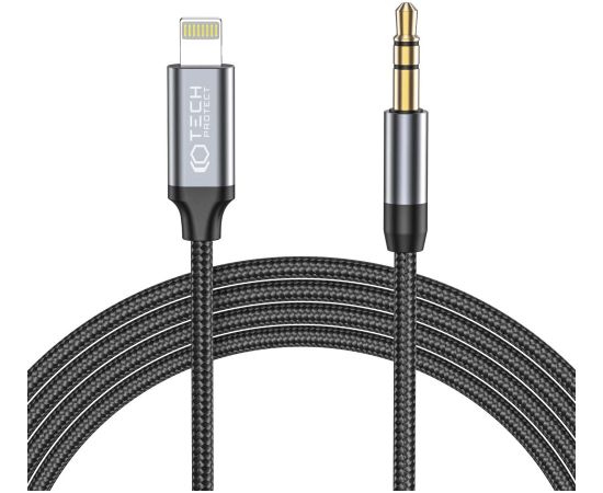 Tech-Protect UltraBoost audio Lightning | mini jack 3.5mm cable 1m - black