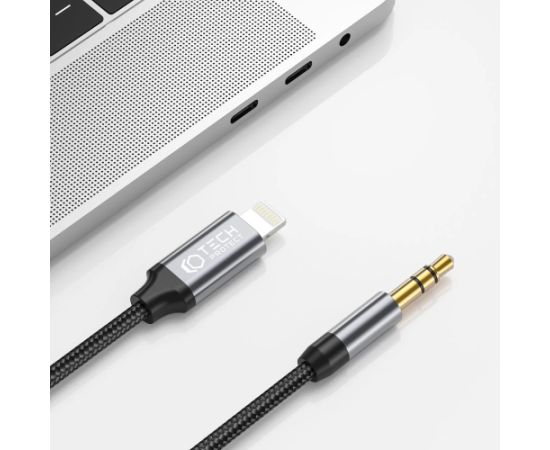 Tech-Protect UltraBoost audio Lightning | mini jack 3.5mm cable 1m - black