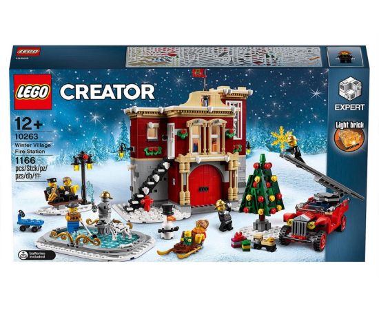 LEGO Creator Expert Ziemas ciemata ugunsdzēsēju depo 1026