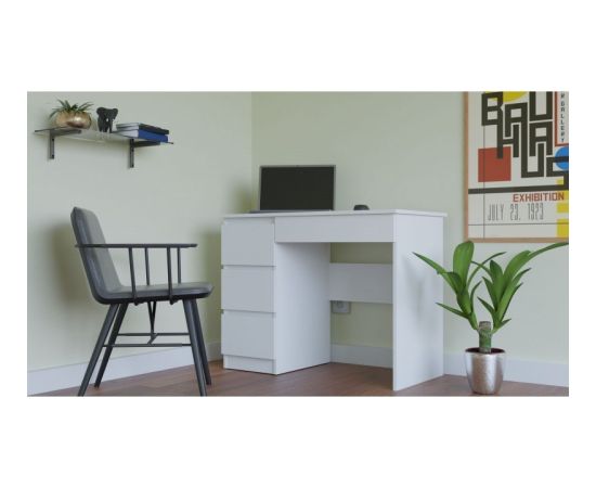 Top E Shop Desk Mijas left White matt