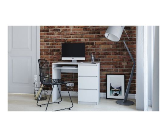 Top E Shop Topeshop LIMA PRAWE BIEL MAT computer desk White