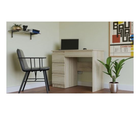 Top E Shop Desk Mijas Left Sonoma Oak