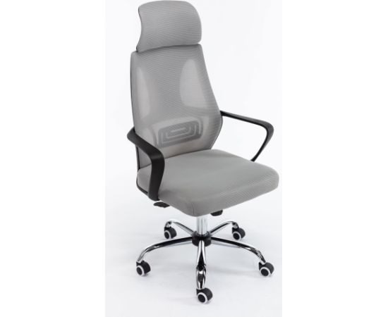 Top E Shop Topeshop FOTEL NIGEL SZARY office/computer chair Padded seat Mesh backrest