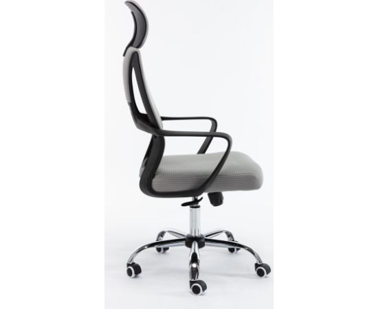 Top E Shop Topeshop FOTEL NIGEL SZARY office/computer chair Padded seat Mesh backrest