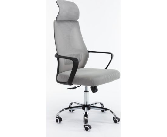 Top E Shop Topeshop FOTEL NIGEL SZARY office/computer chair Padded seat Mesh backrest