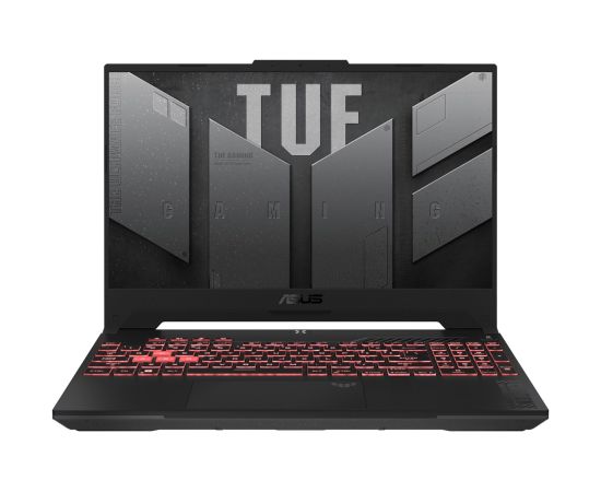 ASUS TUF Gaming A15 FA507UI-LP015W Ryzen 9 8945H 15.6"FHD 144Hz IPS-level 250nits AG 16GB DDR5 5600 SSD1TB GeForce RTX 4070 8GB WLAN+BT LAN Cam 90WHrs Win11 Mecha Gray