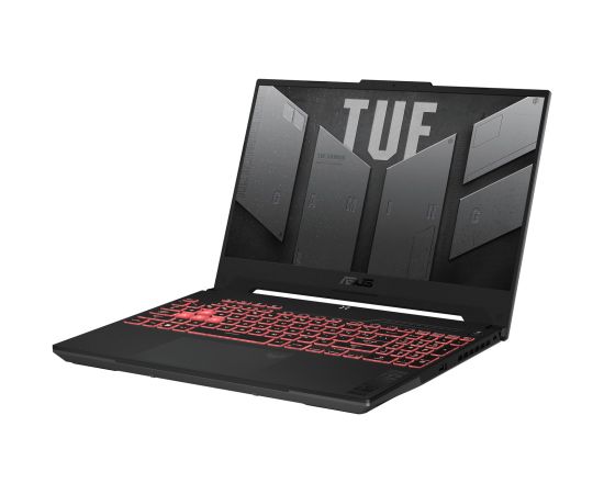 ASUS TUF Gaming A15 FA507UI-LP015W Ryzen 9 8945H 15.6"FHD 144Hz IPS-level 250nits AG 16GB DDR5 5600 SSD1TB GeForce RTX 4070 8GB WLAN+BT LAN Cam 90WHrs Win11 Mecha Gray