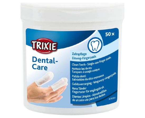 TRIXIE Dental-Care Teeth cleaning wipes - 50 pcs.