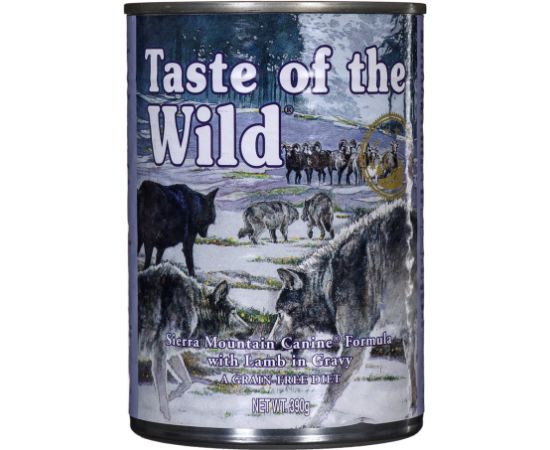 TASTE OF THE WILD Sierra Mountain - Wet dog food - 390 g