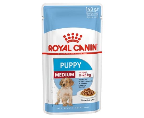 ROYAL CANIN SHN Medium Puppy in sauce  - wet puppy food - 10x140g