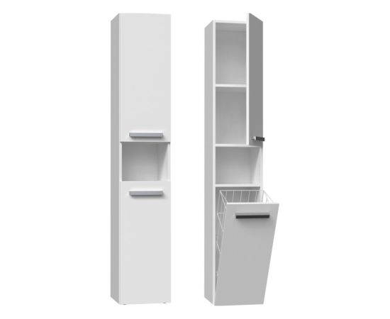 Top E Shop Bathroom cabinet NEL III 31x30x174 cm, matt white