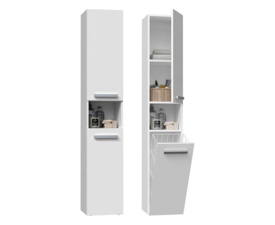 Top E Shop Bathroom cabinet NEL III 31x30x174 cm, matt white