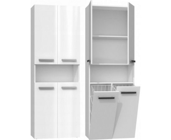 Top E Shop Topeshop NEL 2K DK BPOŁ bathroom storage cabinet White