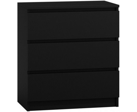 Top E Shop Topeshop M3 CZERŃ chest of drawers