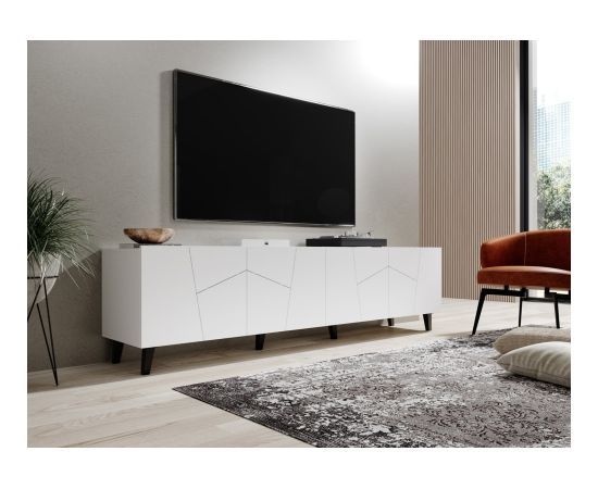 Cama Meble RTV cabinet ETNA 200x42x52 white matt