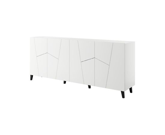 Cama Meble ETNA chest of drawers 200x42x82 white matt