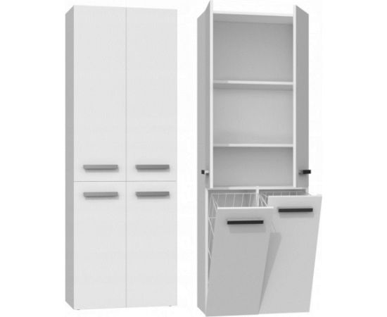 Top E Shop Topeshop NEL 2K DD BIEL bathroom storage cabinet White