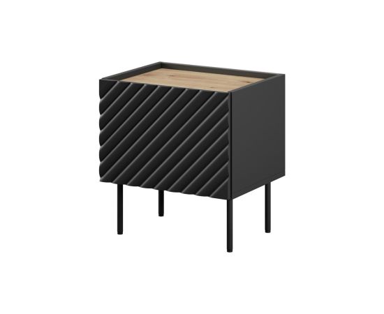 Cama Meble ONDA bedside table 2 pcs. 50x40x54 black