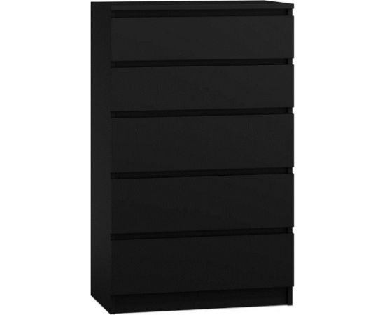 Top E Shop Topeshop M5 CZERŃ chest of drawers