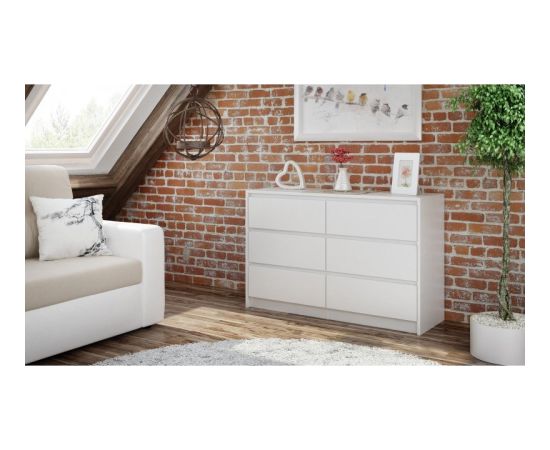 Top E Shop Topeshop K120 BIEL 2X3 chest of drawers