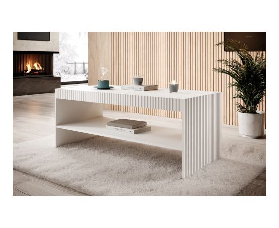 Cama Meble PAFOS bench/table 120x60x50 cm white matte