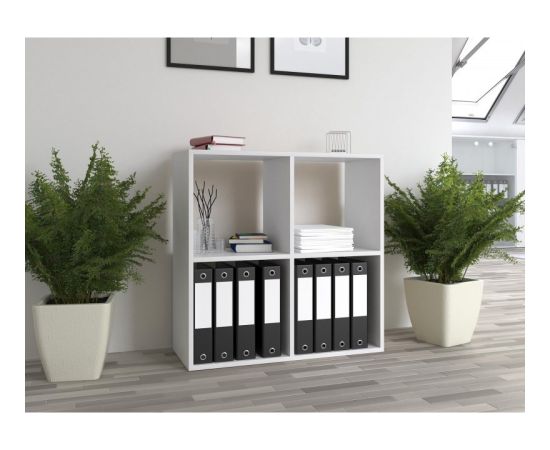 Top E Shop Topeshop MALAX 2X2 BIEL living room bookcase