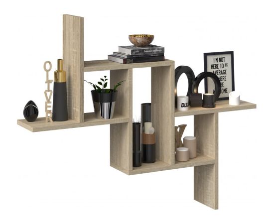 Top E Shop FIESTA hanging shelf 85x15x73.5 cm, sonoma