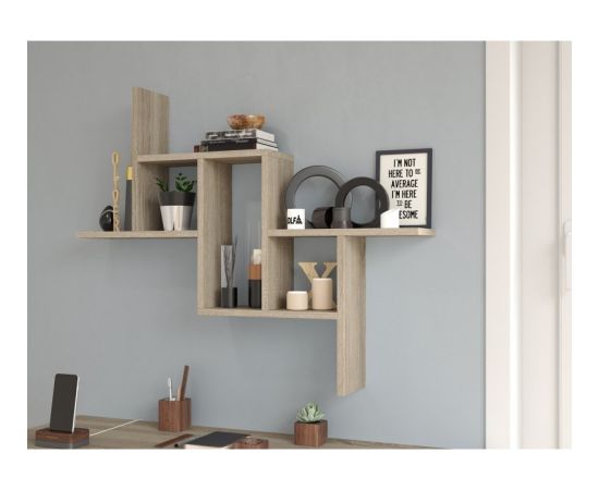 Top E Shop FIESTA hanging shelf 85x15x73.5 cm, sonoma