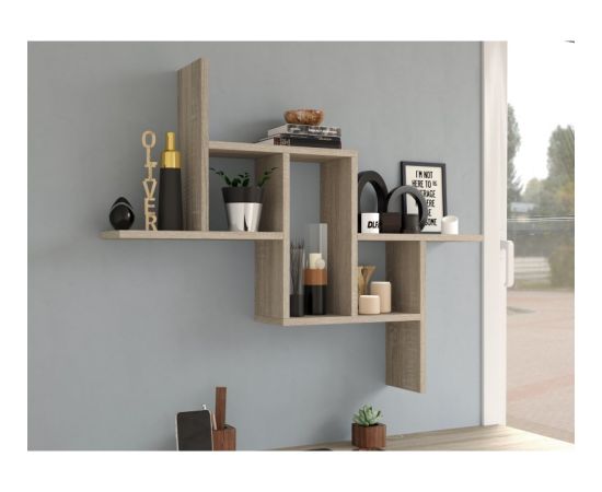 Top E Shop FIESTA hanging shelf 85x15x73.5 cm, sonoma