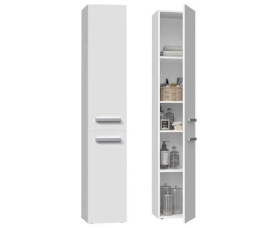 Top E Shop Bathroom cabinet NEL II 31x30x174 cm, matt white