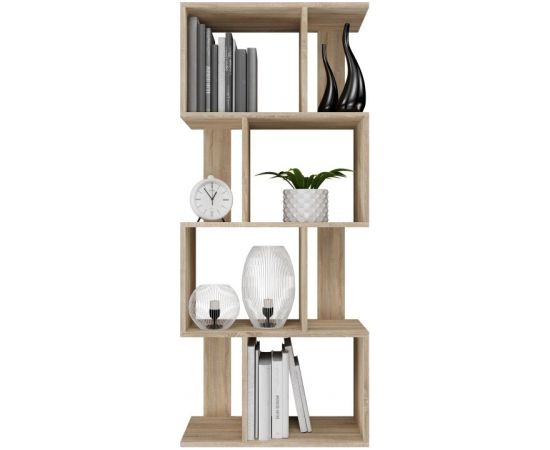 Top E Shop Bookcase FIESTA 4P 59.5x30x140 cm, sonoma oak