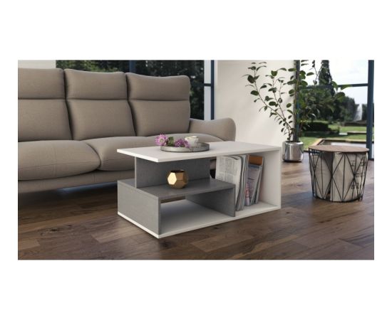 Top E Shop Topeshop PRIMA BETON BIEL coffee/side/end table Coffee table Free-form shape 1 leg(s)