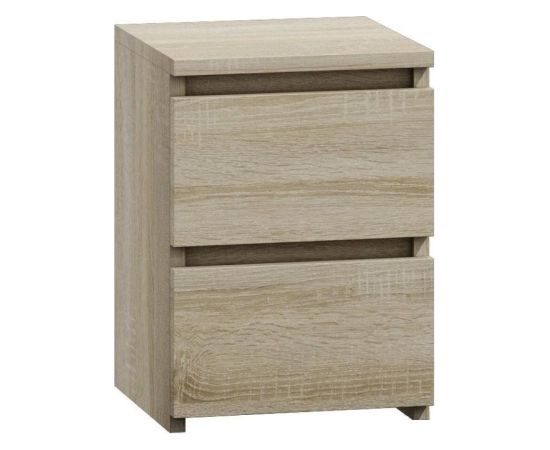 Top E Shop Topeshop M2 SONOMA nightstand/bedside table 2 drawer(s) Oak