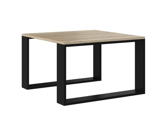 Top E Shop MODERN MINI table 67x67x40 cm Sonoma oak/Black