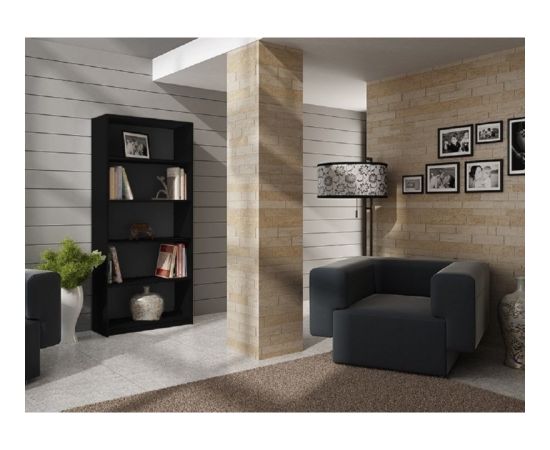 Top E Shop Topeshop R80 CZERŃ office bookcase