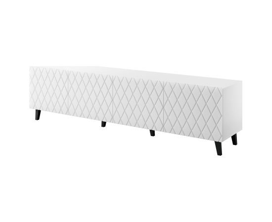 Cama Meble RTV cabinet ASTI 200x42x52 white matt