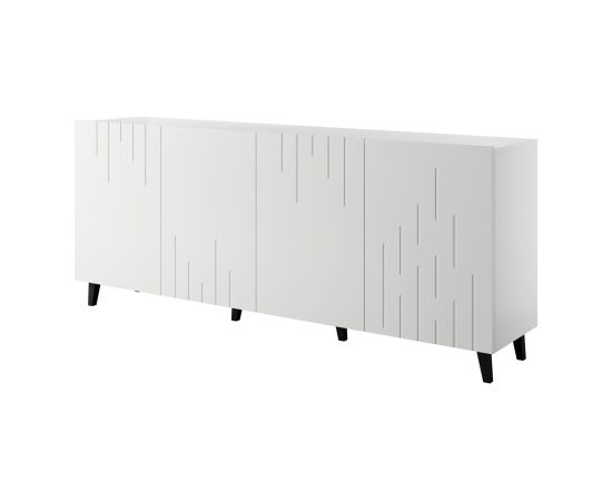 Cama Meble BARI chest of drawers 200x42x82 white matt