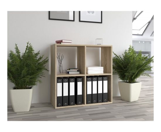 Top E Shop Topeshop MALAX 2X2 SONOMA living room bookcase