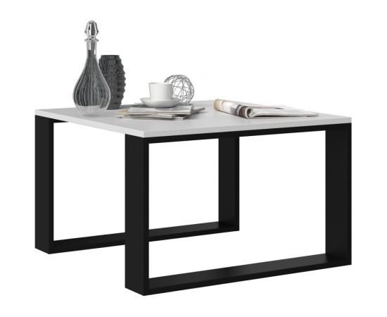 Top E Shop MODERN MINI table 67x67x40 cm White/Black