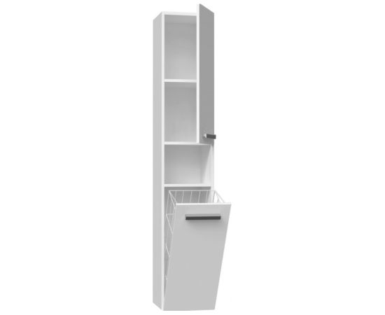 Top E Shop Bathroom cabinet NEL III 31x30x174 cm, white, glossy