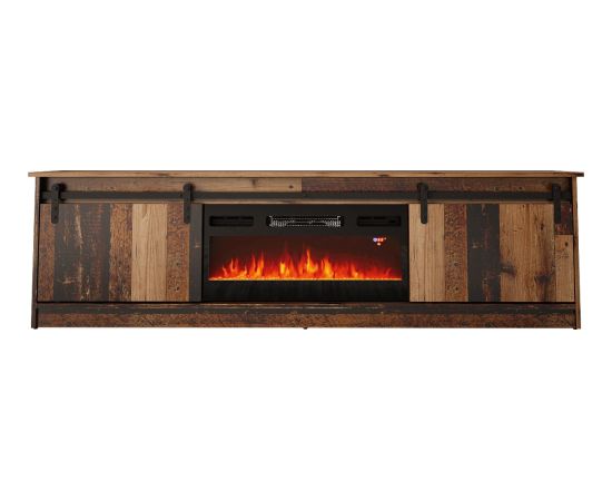 Cama Meble RTV GRANERO + fireplace cabinet 200x56.7x35 old wood