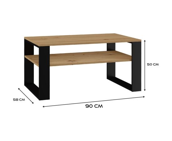 Top E Shop Topeshop MODERN 1P ART CZ coffee/side/end table Coffee table Rectangular shape 2 leg(s)