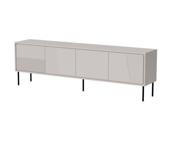 Cama Meble RTV cabinet ABI 4D 200x38x62 cashmere matt