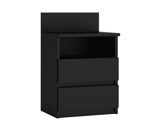 Top E Shop Topeshop M1 CZARNA MAT nightstand/bedside table 2 drawer(s) Black