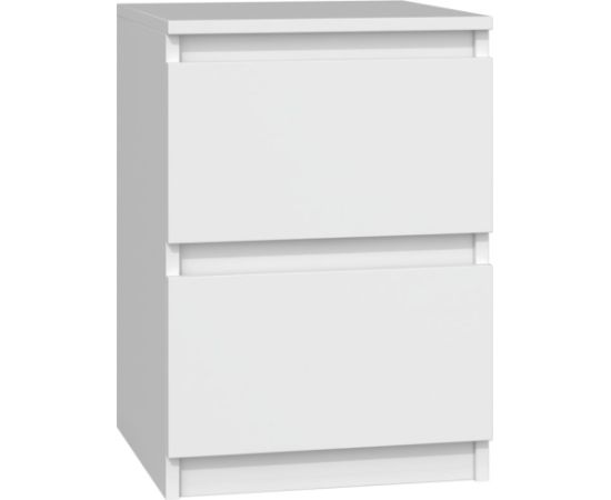 Top E Shop Topeshop M2 BIEL nightstand/bedside table 2 drawer(s) White